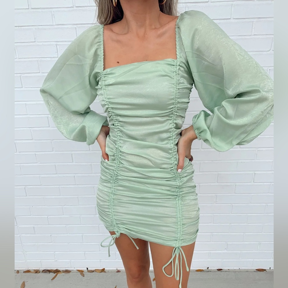 SAGE MINI DRESS